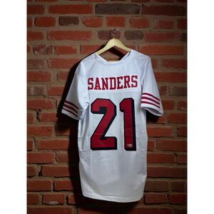 Deion Sanders Autographed San Francisco 49ers Jersey –XL– JSA Certified